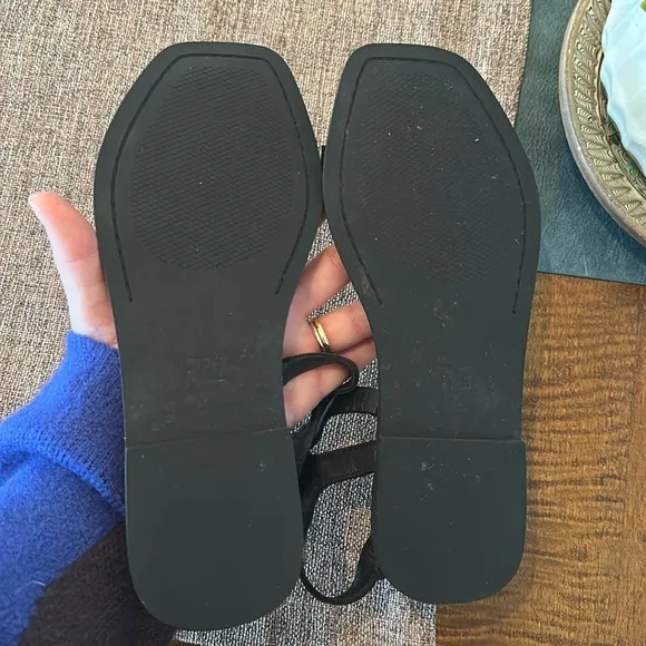 FRYE black Sydney braided sandals (US size 7) ✨