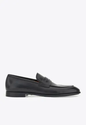 Funes Leather Penny Loafers