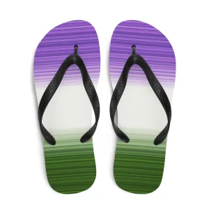 Genderqueer Gradient Flip Flops