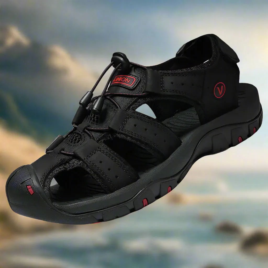 Genuine Leather Men’s Outdoor Sandals