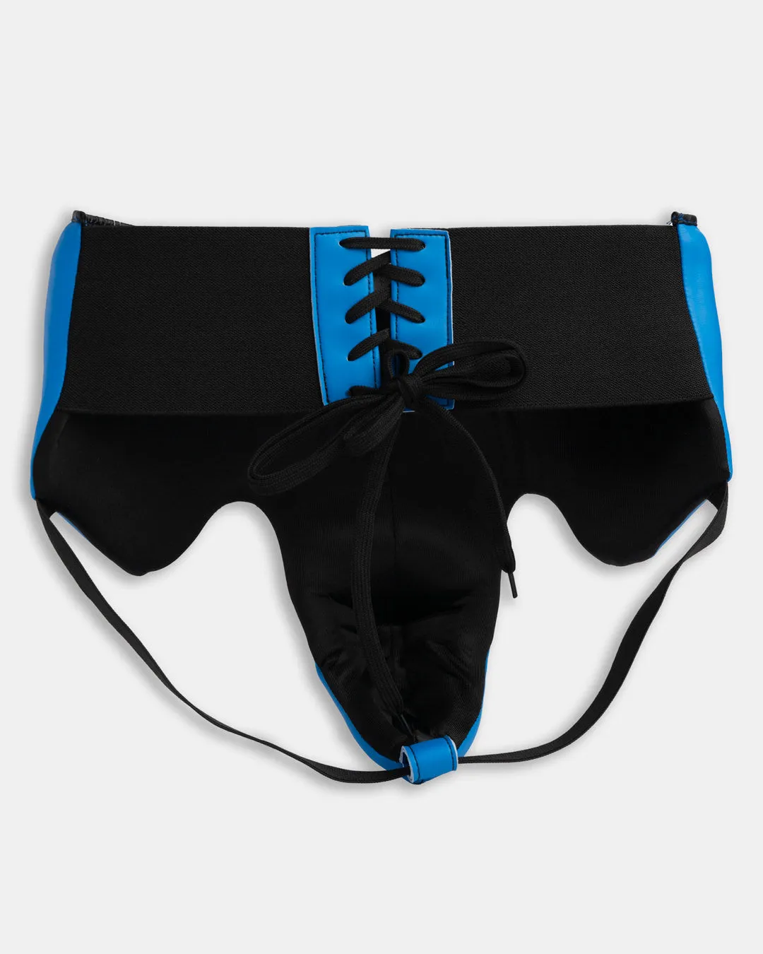 Gladiator Hipguard Groin Protector - Azure Blue (Matte Blue/Black)