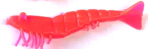 GLADIATOR Smash Bait Prawns 8.5cm - Hot Pink