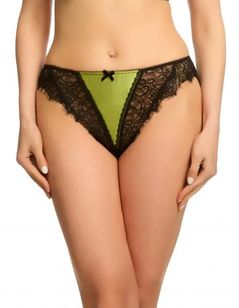 Glamcatcher Backless Bikini - Black/Olivine -