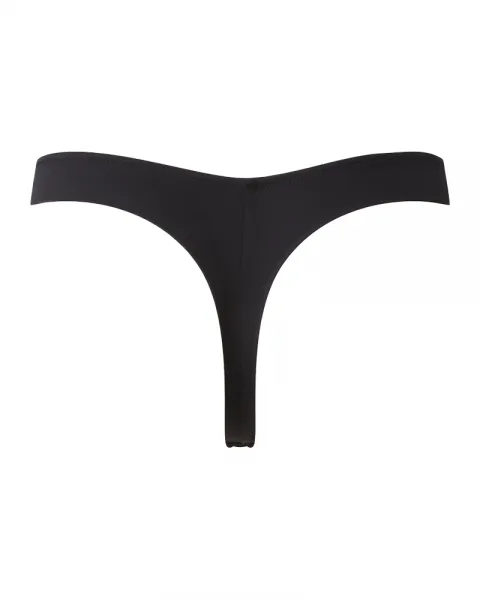 Glamour Lace Thong - Black -