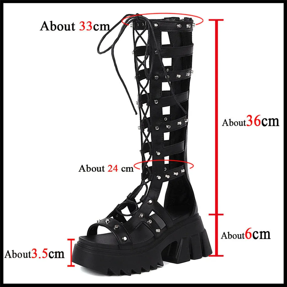 Gothic Gladiator Sandals