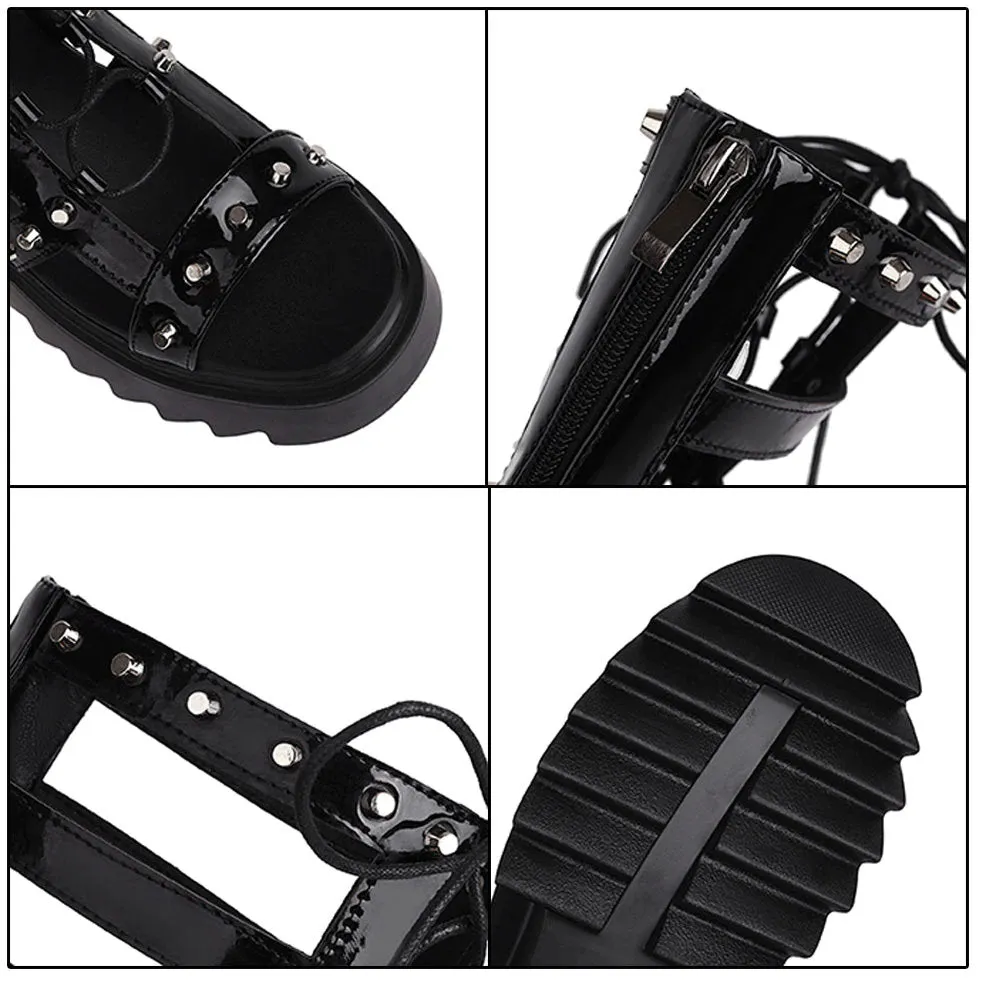 Gothic Gladiator Sandals