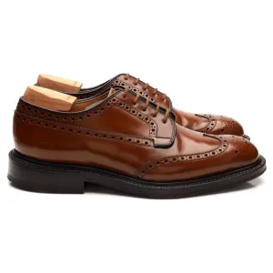 'Grafton' Brown Leather Derby Brogues UK 6 G