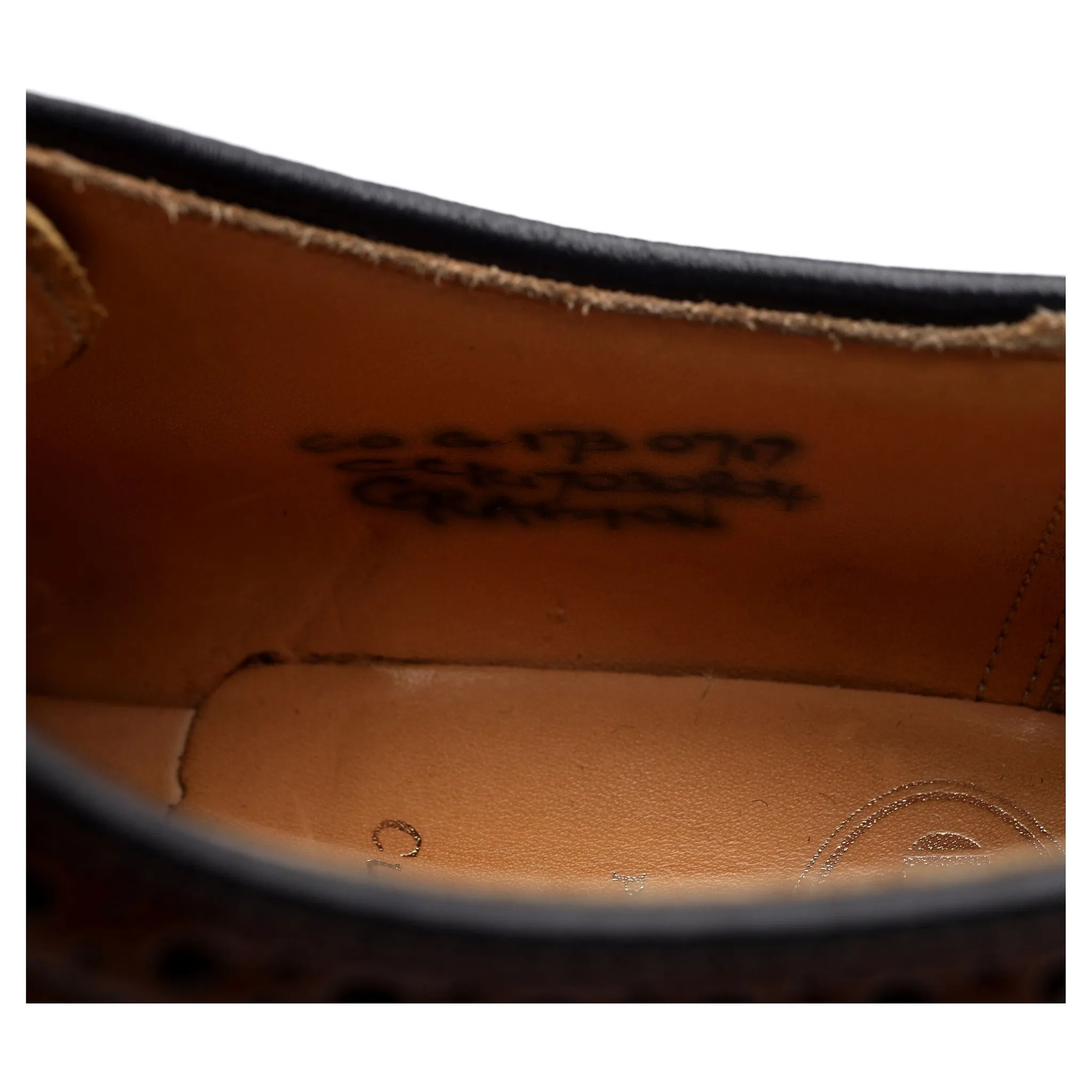 'Grafton' Brown Leather Derby Brogues UK 6 G