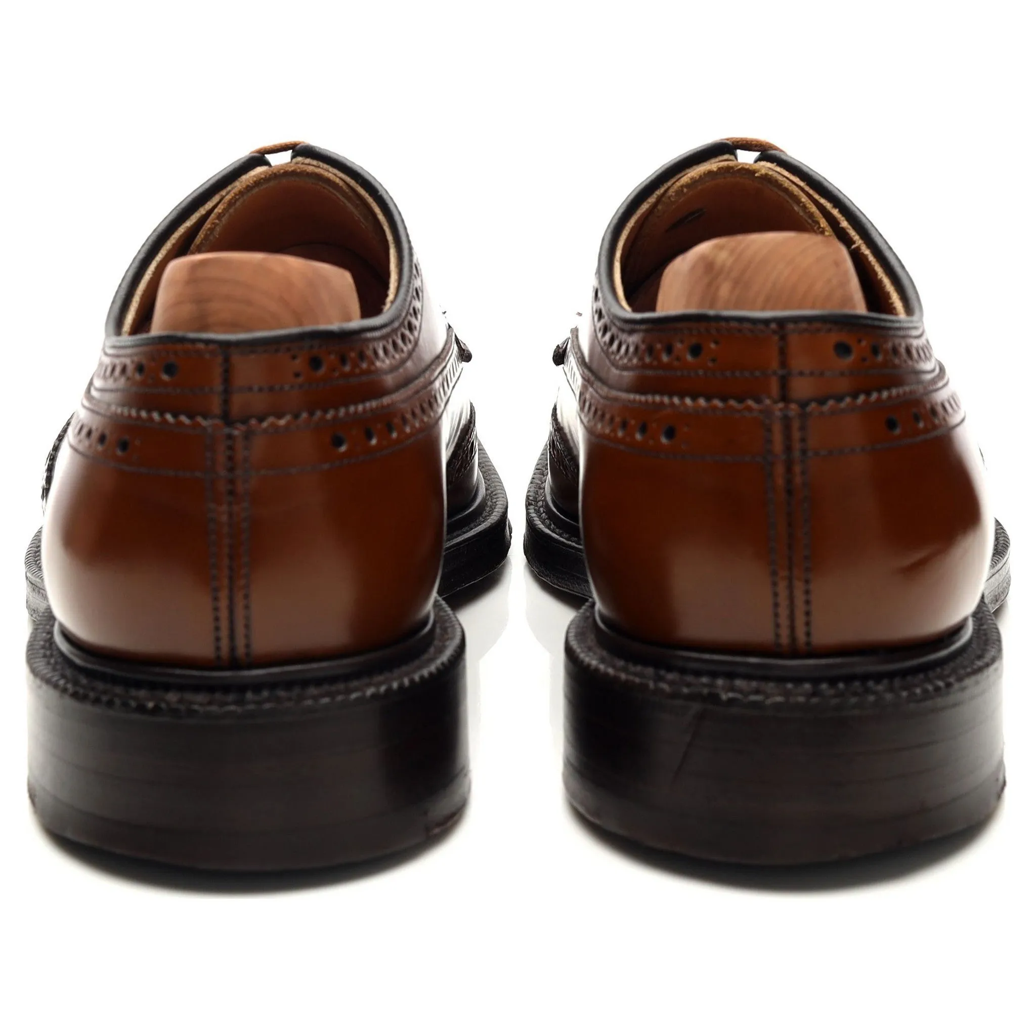 'Grafton' Brown Leather Derby Brogues UK 6 G