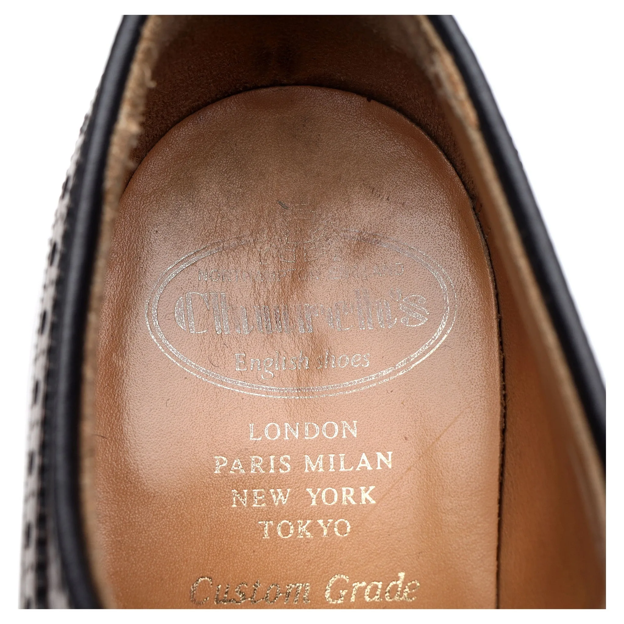 'Grafton' Brown Leather Derby Brogues UK 6 G