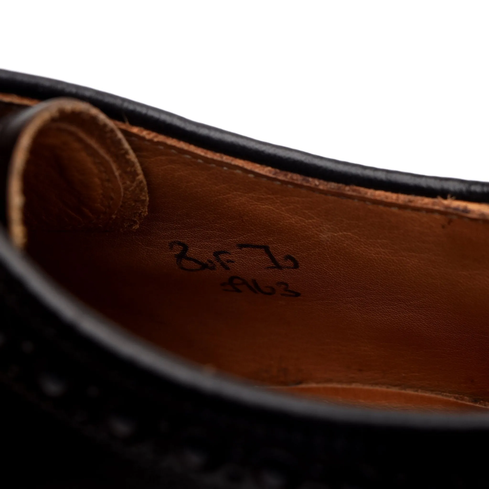 'Grafton' Dark Brown Leather Derby Brogue UK 8 F