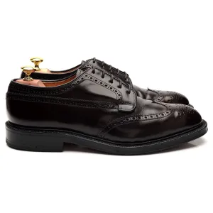 'Grafton' Dark Brown Leather Derby Brogue UK 8 F