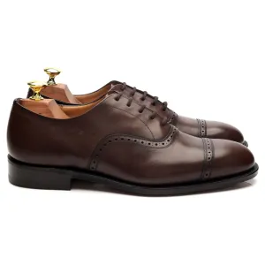 'Granby' Dark Brown Leather Oxford Brogue UK 7 G