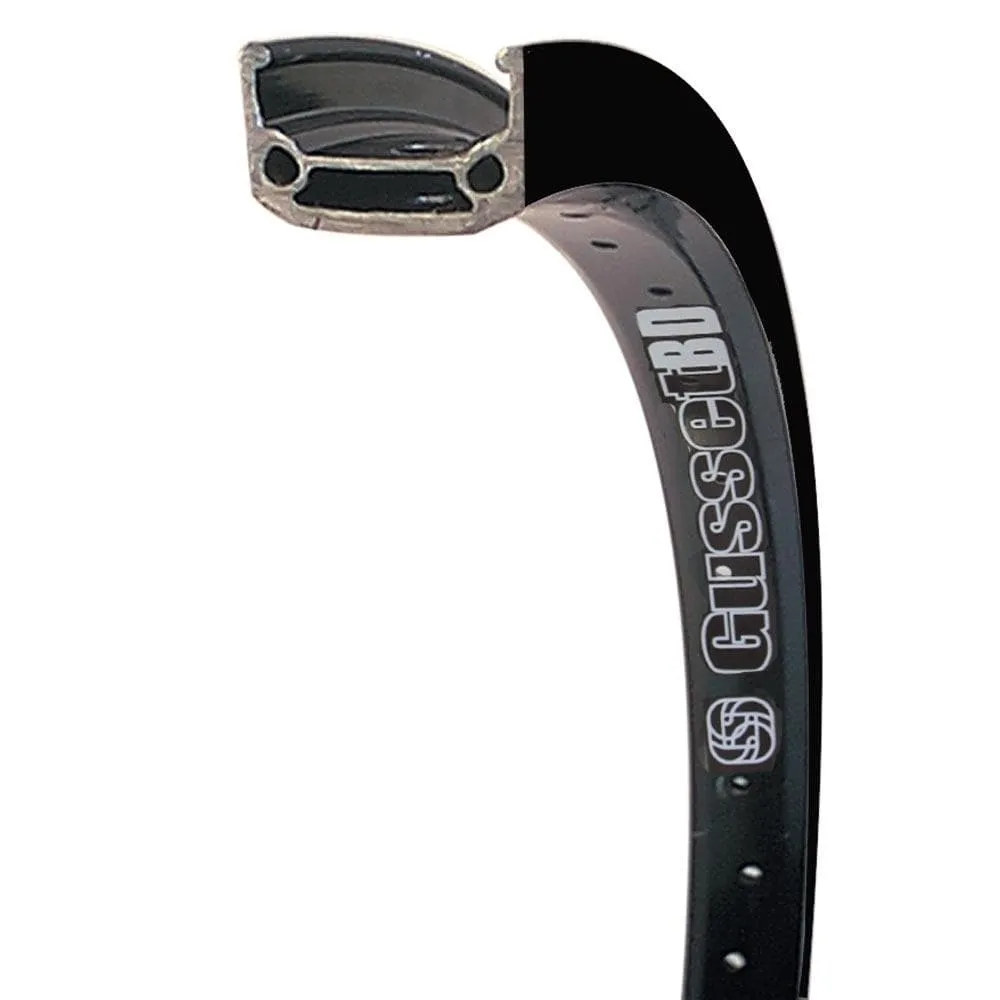 Gusset Black Dog 48H Front Wheel Black