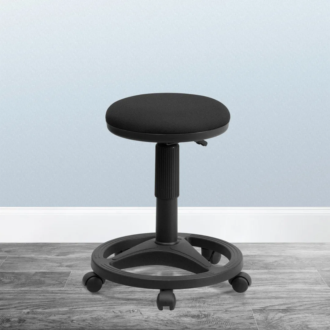 Gutierres Height Adjustable Stool with Footring Alcott Hill®