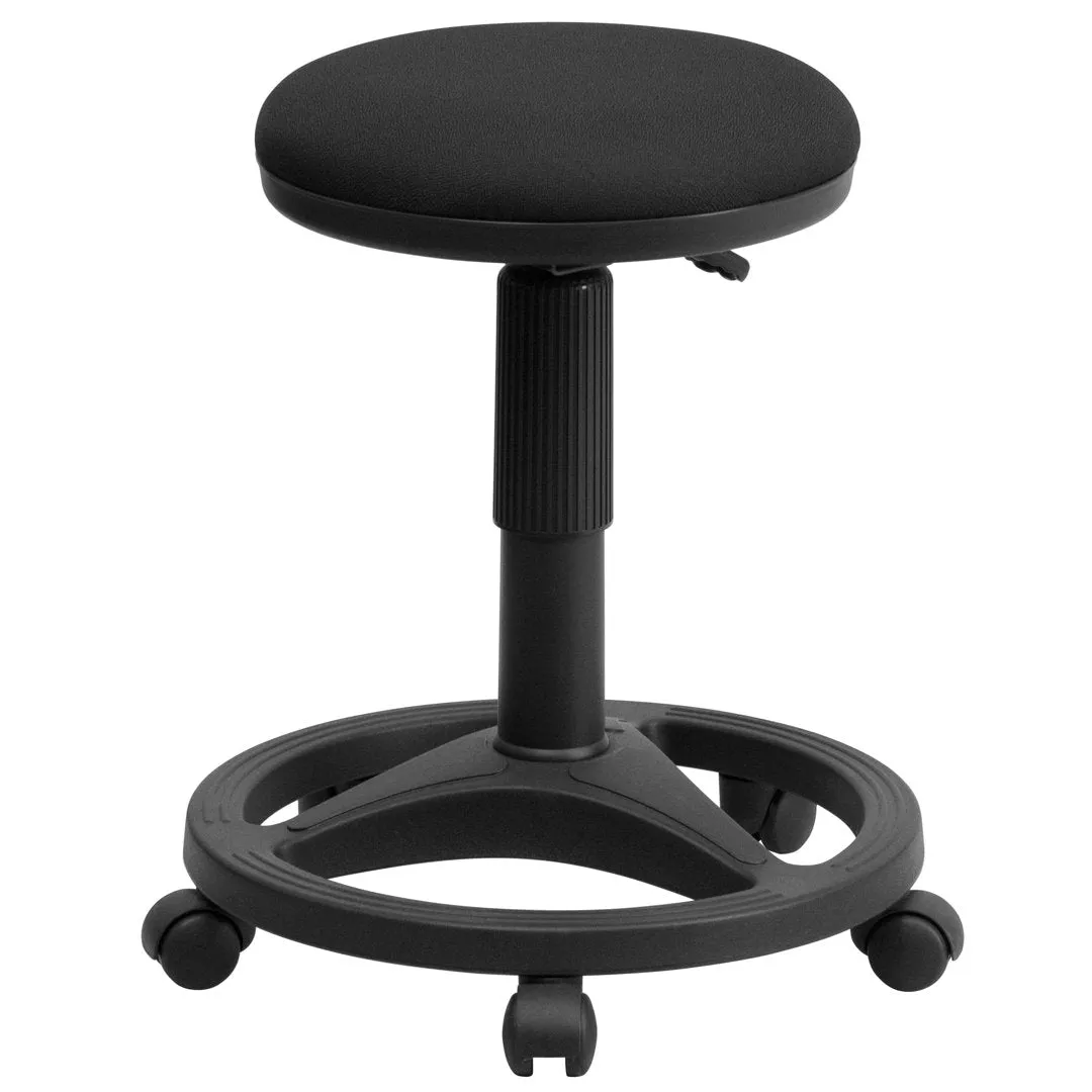 Gutierres Height Adjustable Stool with Footring Alcott Hill®