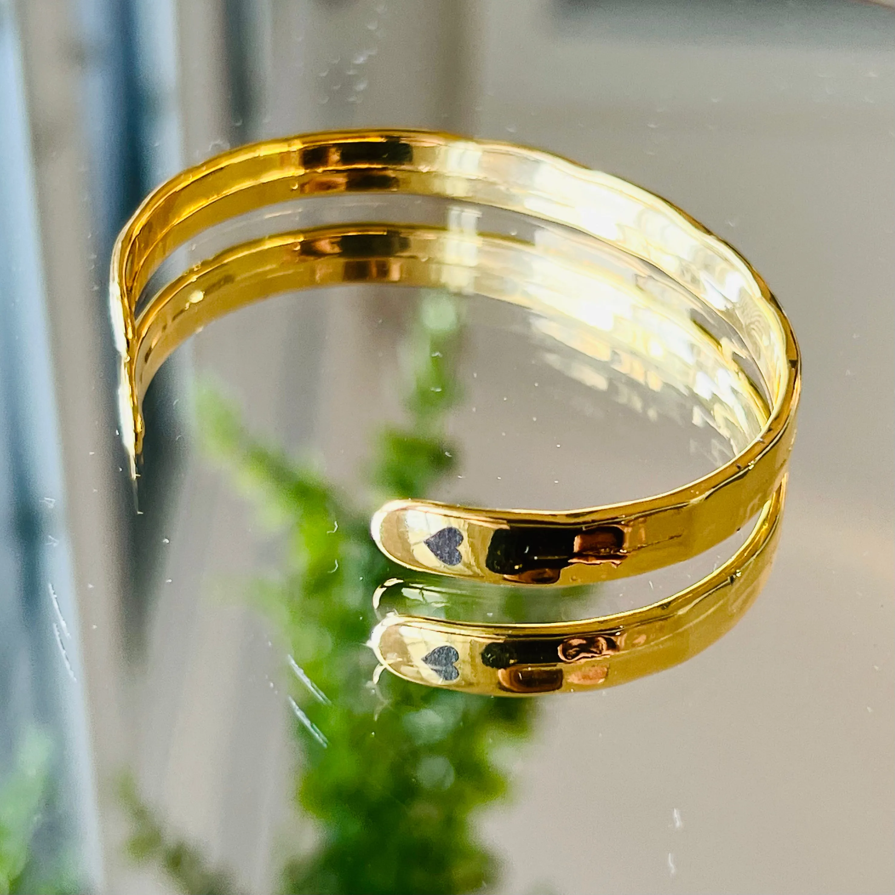 Hammered Bangle | Small