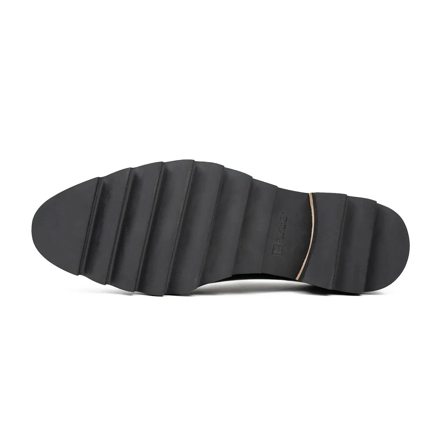 Handcrafted calfskin Oxford shoes Black