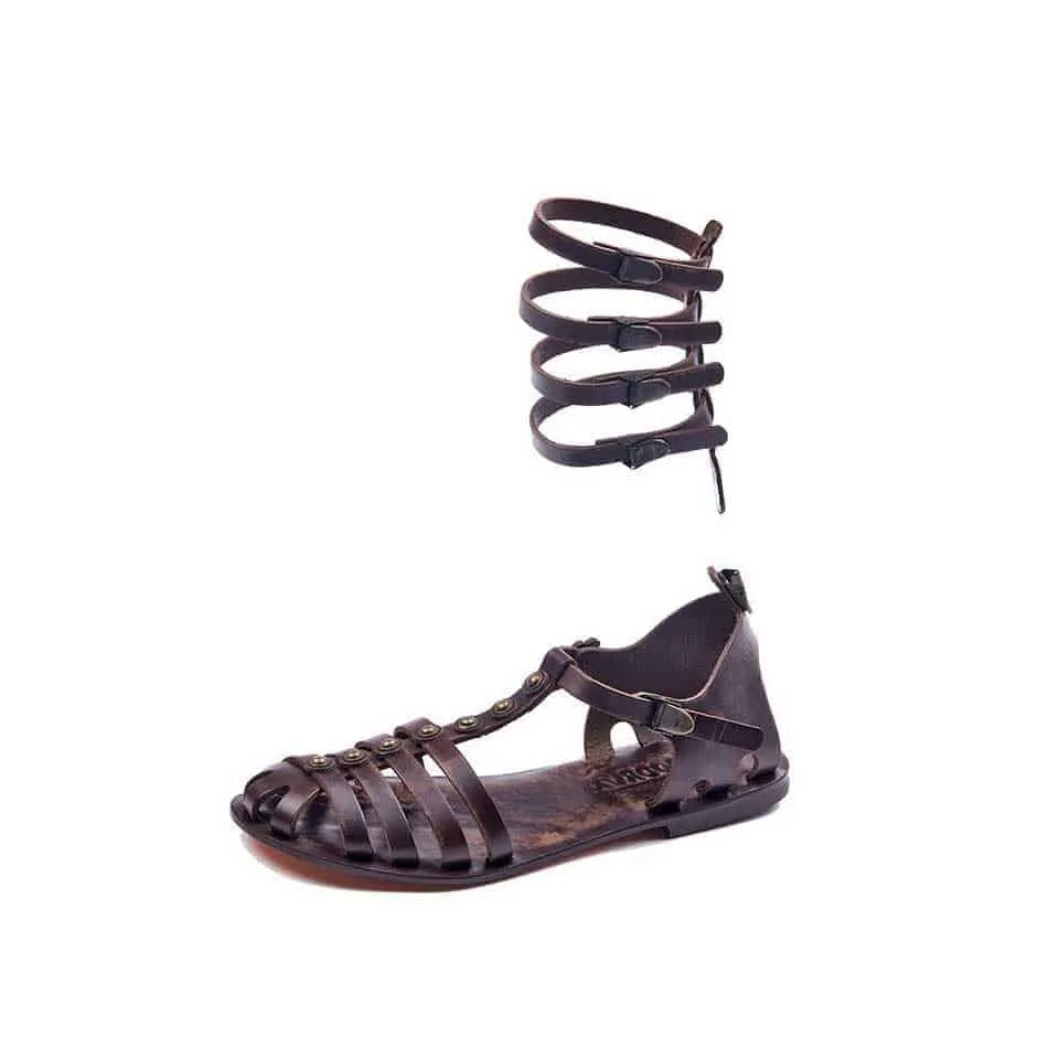 Handmade Leather Gladiator Sandals 600