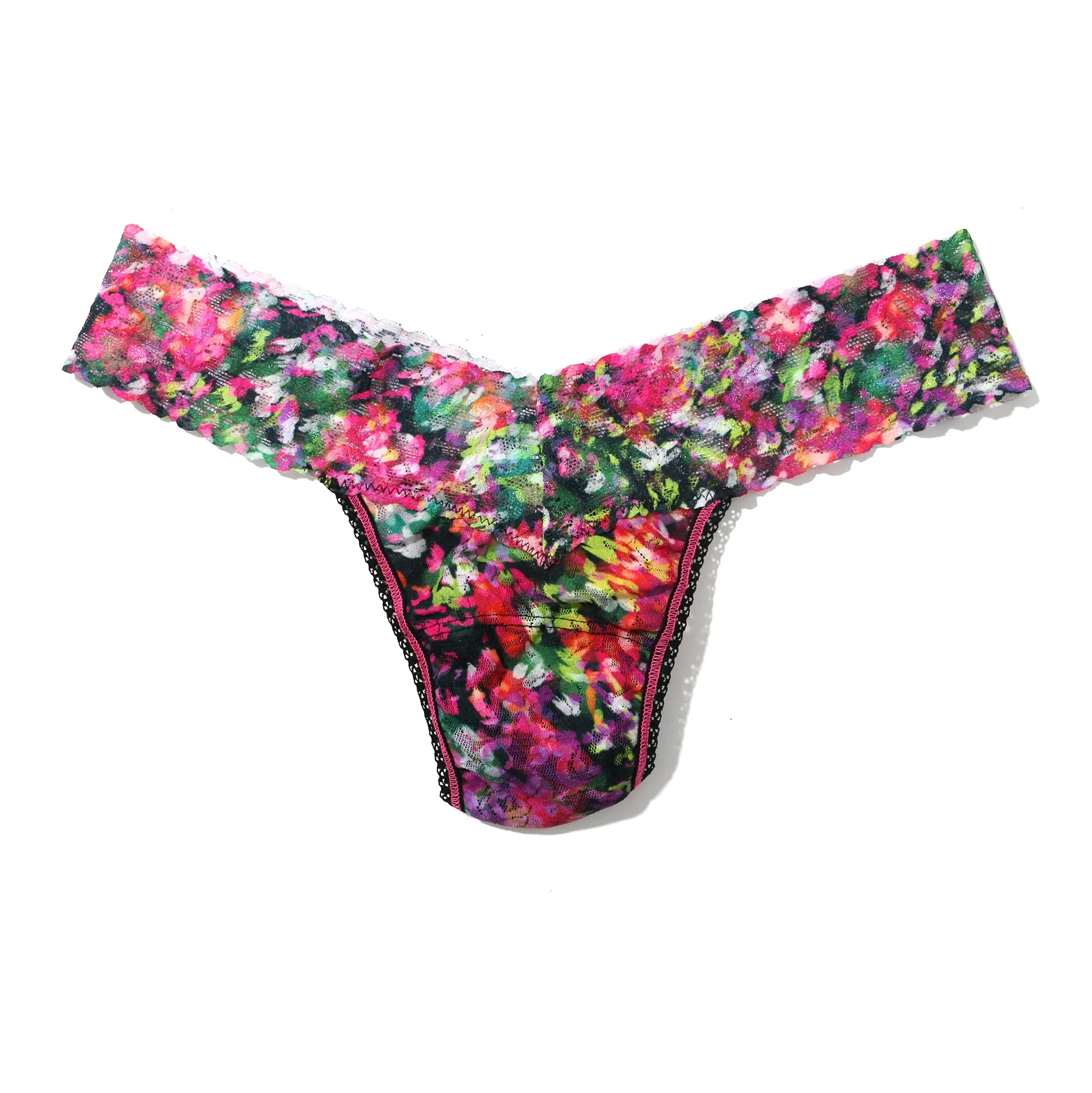 Hanky Panky Printed Lace Low Rise Thong