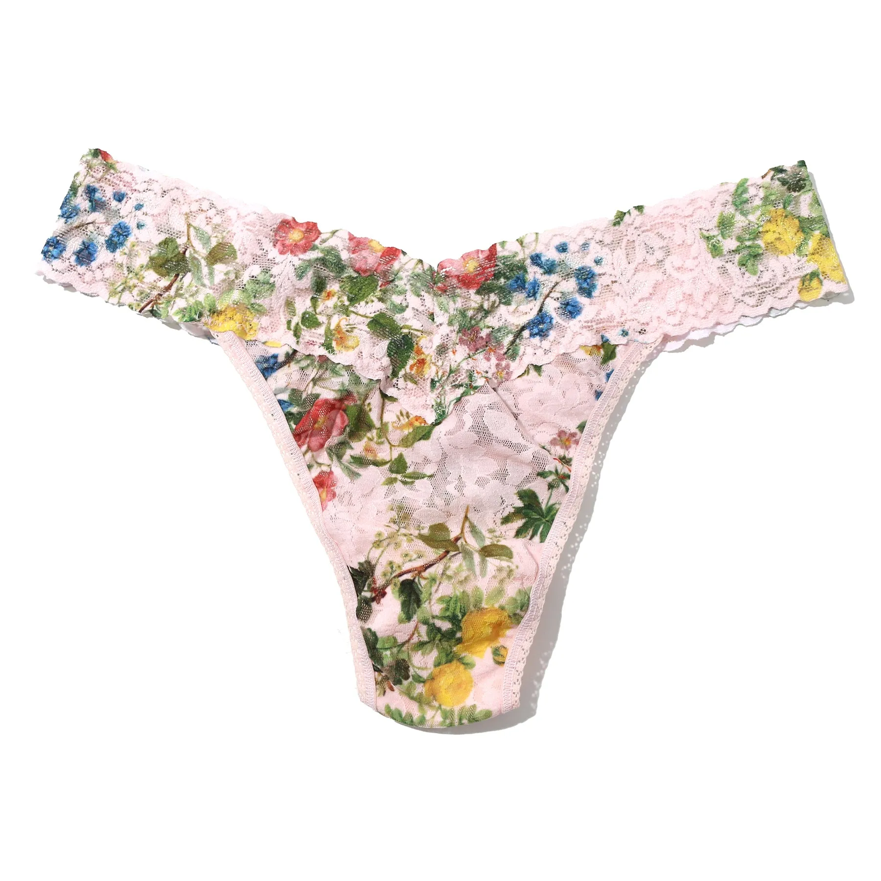 Hanky Panky Printed Lace Original Rise Thong