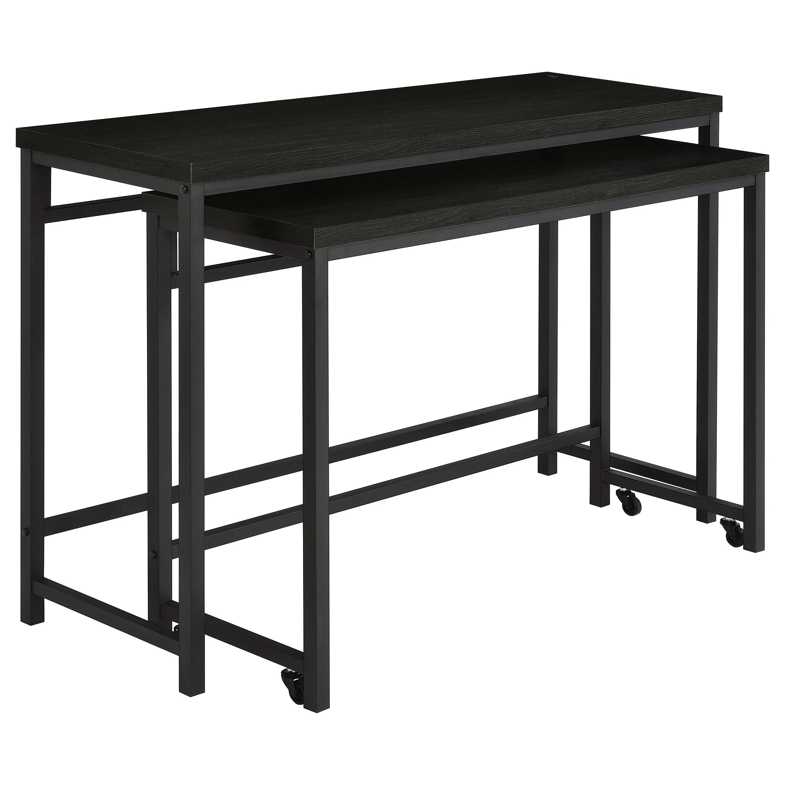 Hawes 4-piece Multipurpose Counter Height Table Set Black