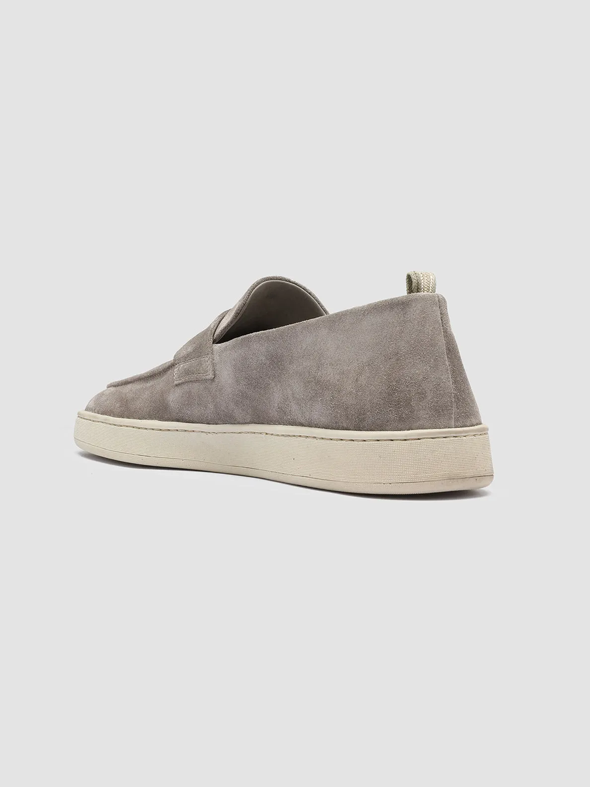 HERBIE 001 - Taupe Suede Penny Loafers