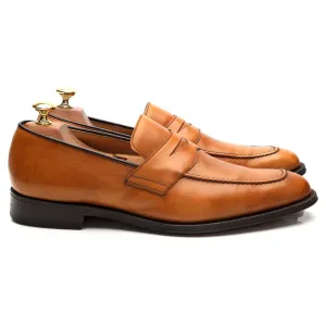'Hertford 2' Tan Brown Leather Loafers UK 8 F