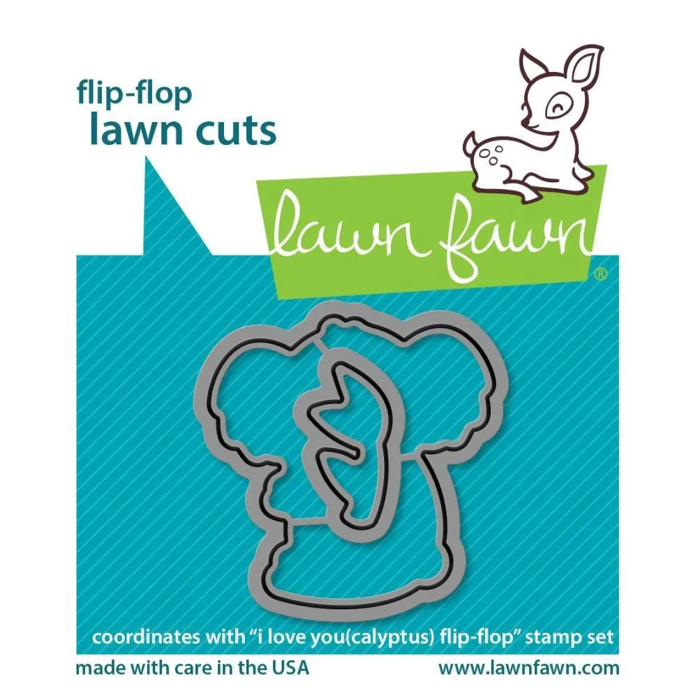 I Love You (calyptus) Flip Flop Dies