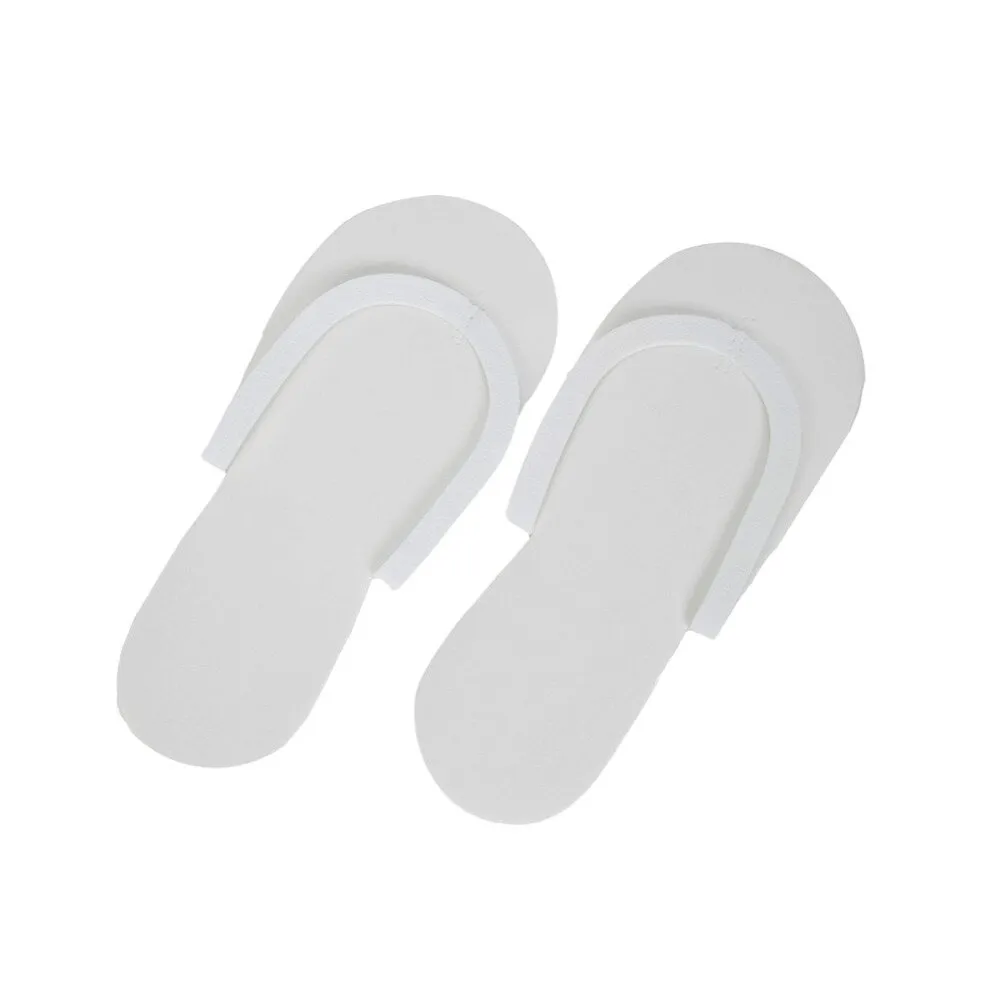 Ikonna Slip-Resistant Pedi Slippers - Black / 12 pair