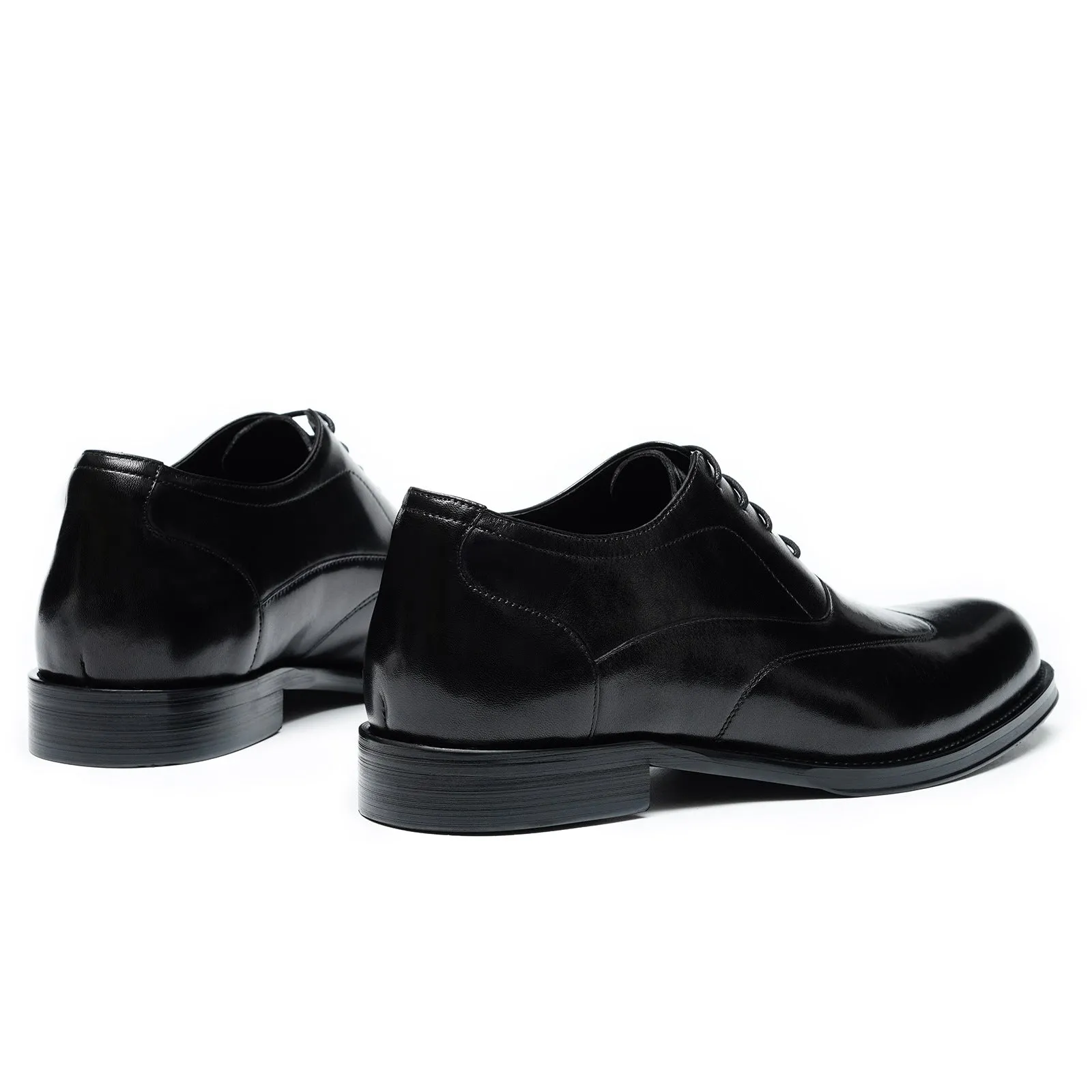 Inner Height Increasing Leather Shoes Men's Top Layer Cowhide Business Formal Wear Pointed Oxford Shoes Wedding Men's Shoes21311