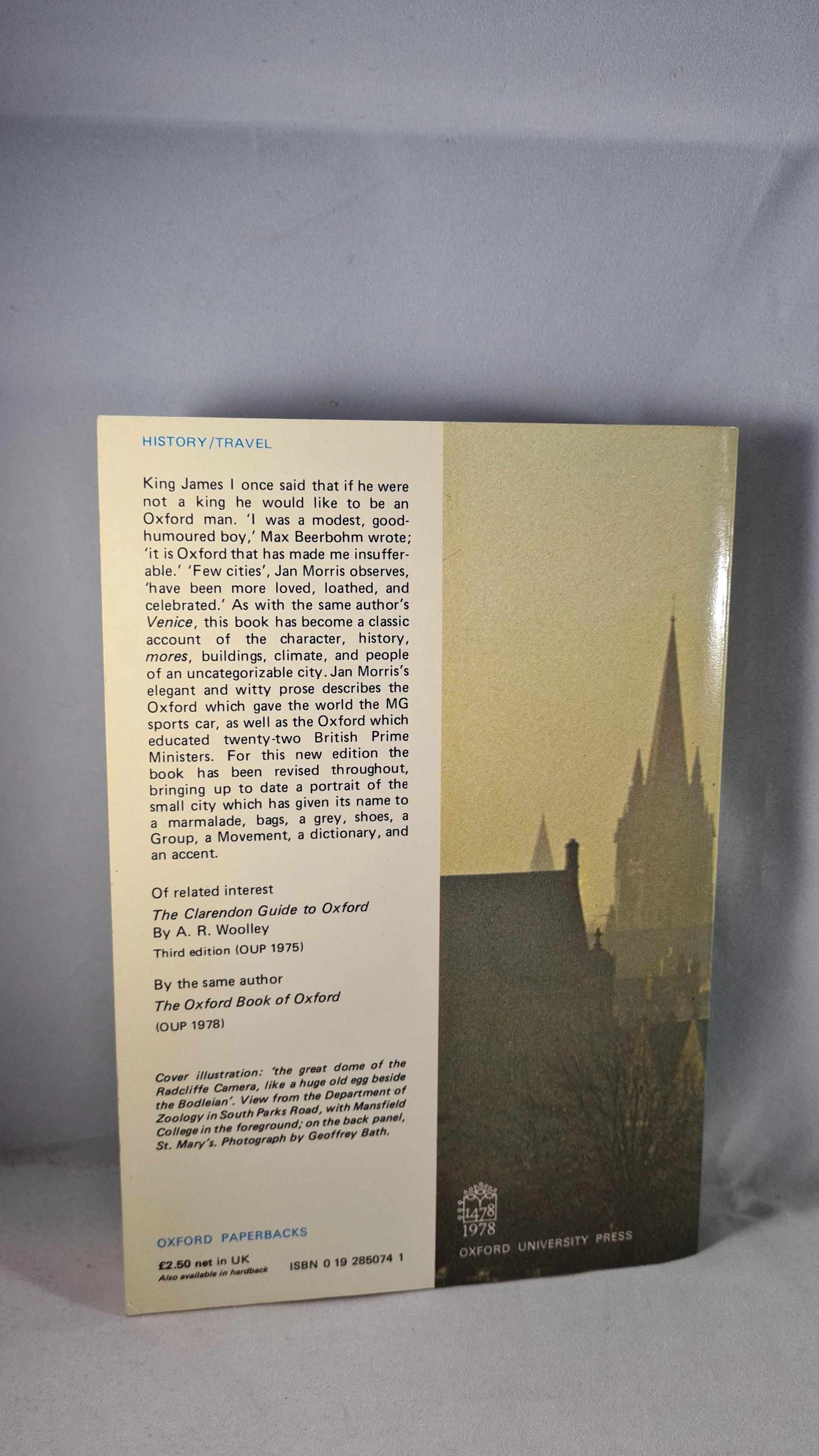 Jan Morris - Oxford, Oxford University Press, 1978, Inscribed, Signed