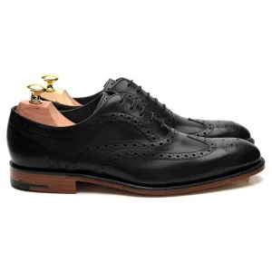 'Jensen' Black Leather Oxford Brogues UK 7 F