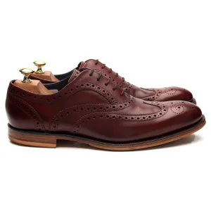 'Jensen' Burgundy Leather Oxford Brogues UK 8 F