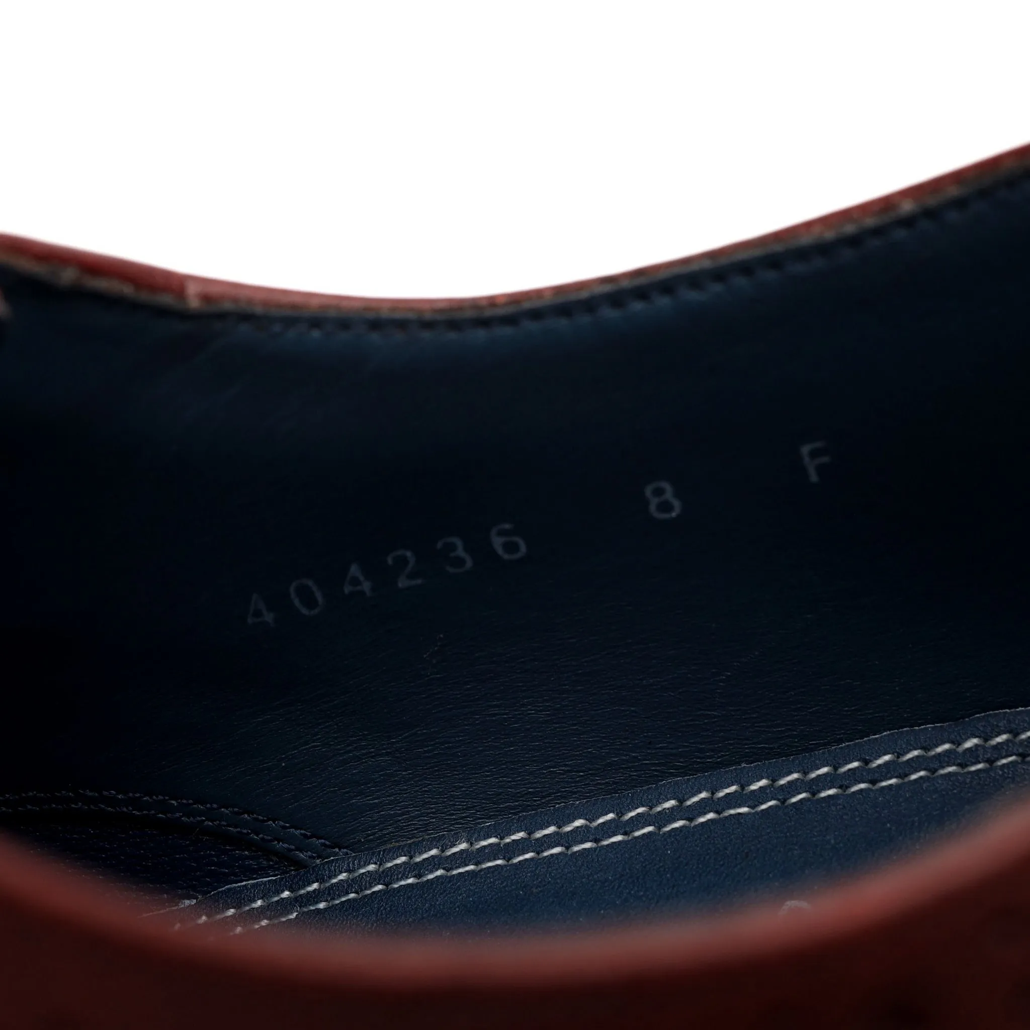 'Jensen' Burgundy Leather Oxford Brogues UK 8 F