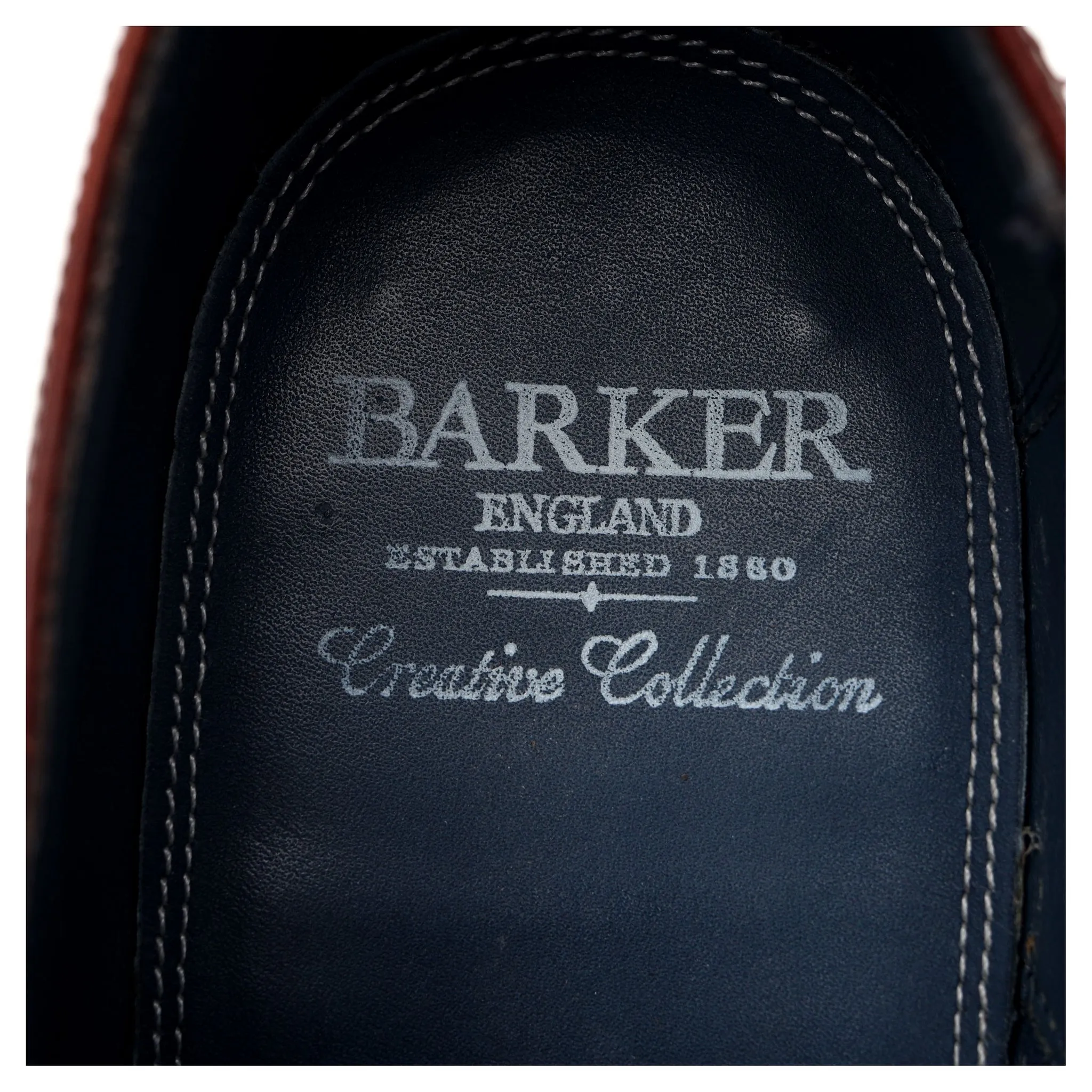 'Jensen' Burgundy Leather Oxford Brogues UK 8 F
