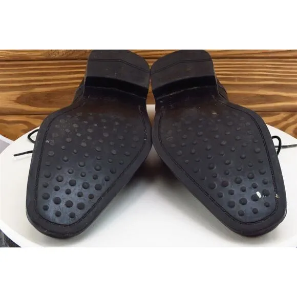 Joseph‎ Abboud Sz 11 Derby Oxfords Black Leather Men Lace Up Medium