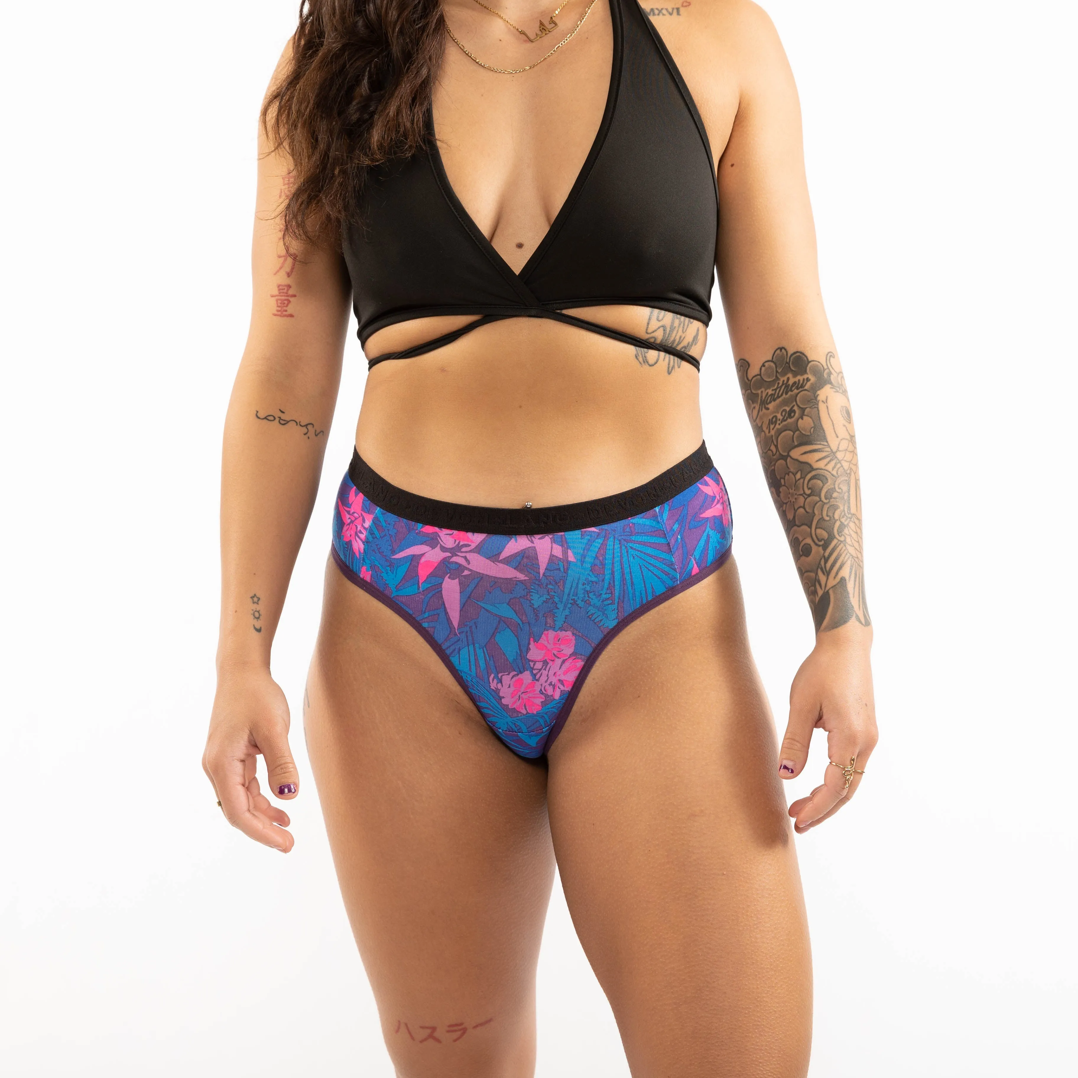 Katrina Everyday Thong - Bromeliad Ultra Violet