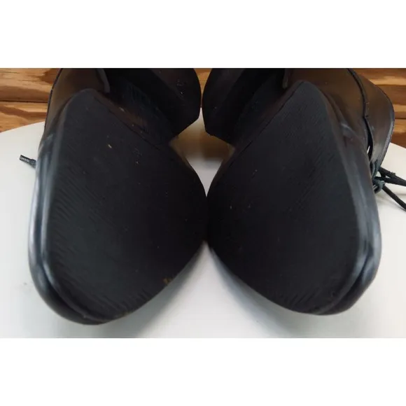 Kenneth Cole Reaction Shoes Size 9.5 M‎ Black Derby Oxfords Leather Men