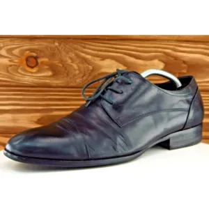 Kenneth Cole Reaction Shoes Size 9.5 M‎ Black Derby Oxfords Leather Men
