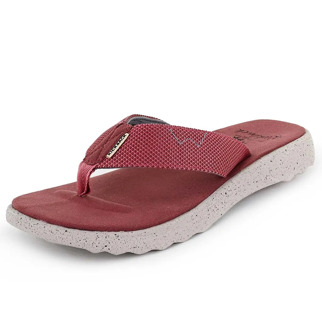 Koloa Flip Flop Red/Taupe