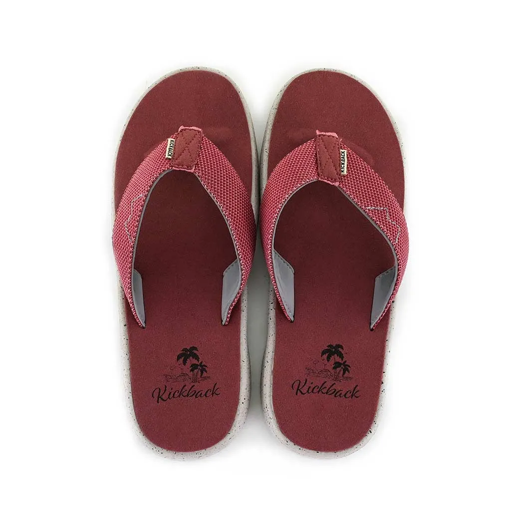 Koloa Flip Flop Red/Taupe