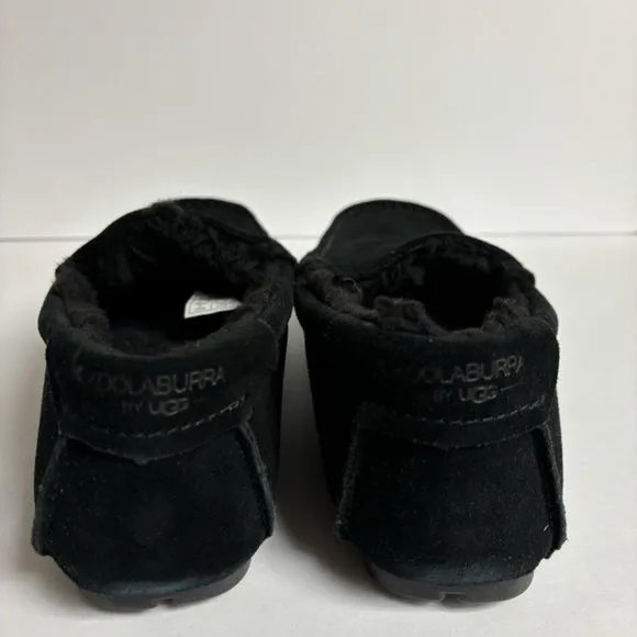 Koolaburra Men’s Tipton Black Suede Slippers, Size 9 M