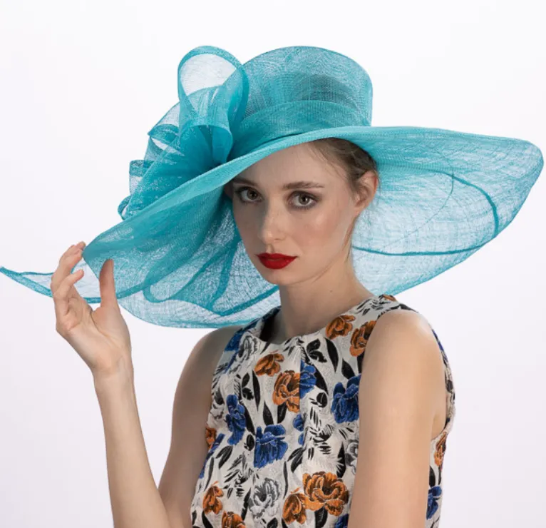 large bow ~ turquoise