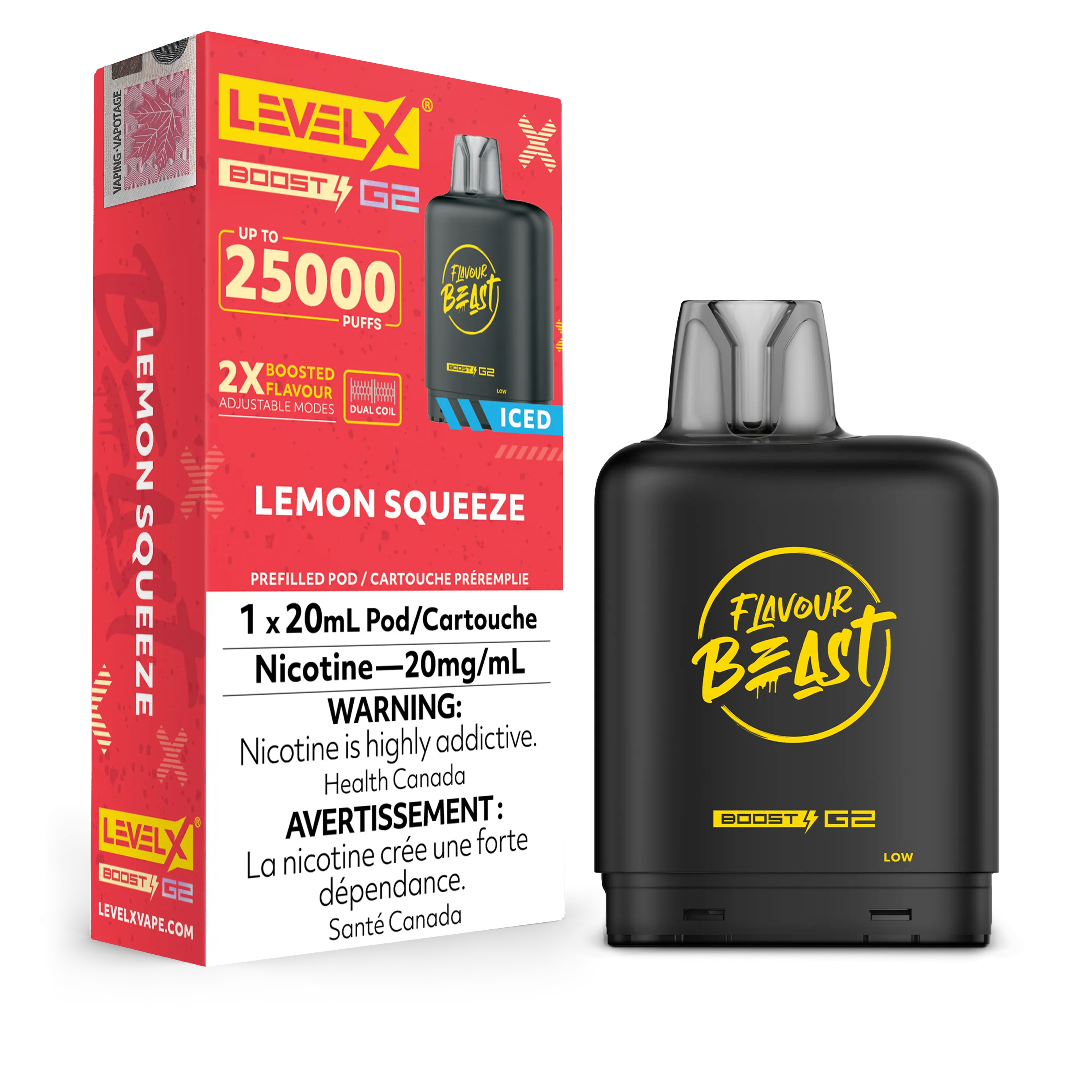 Level X Boost Flavour Beast - Lemon Squeeze