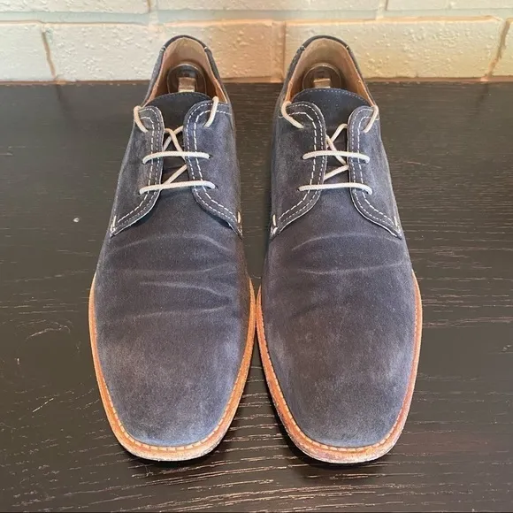 Lloyd David Made in Germany Men's Dress Shoes Hector Suede Leather Oxford Sz 7