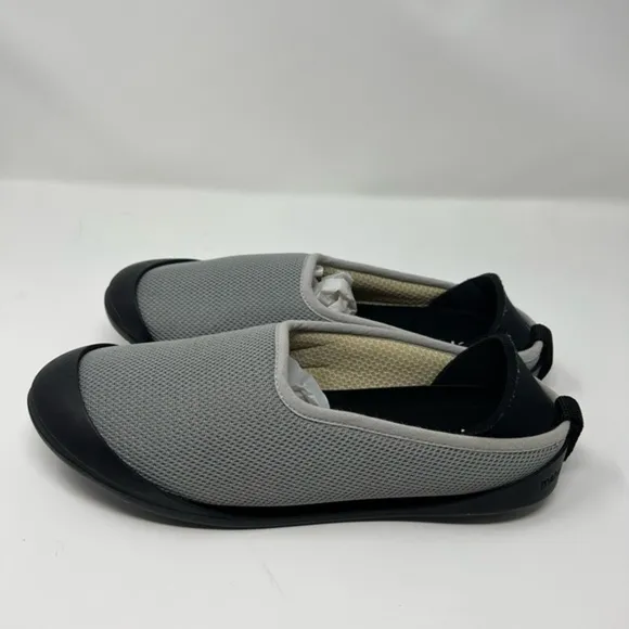 Mahabis Summer Mesh Slippers Indoor/Outdoor Removable Sole in Gya Grey Sz:38/7.5