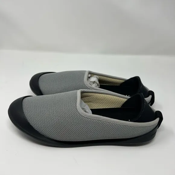 Mahabis Summer Mesh Slippers Indoor/Outdoor Removable Sole in Gya Grey Sz:38/7.5