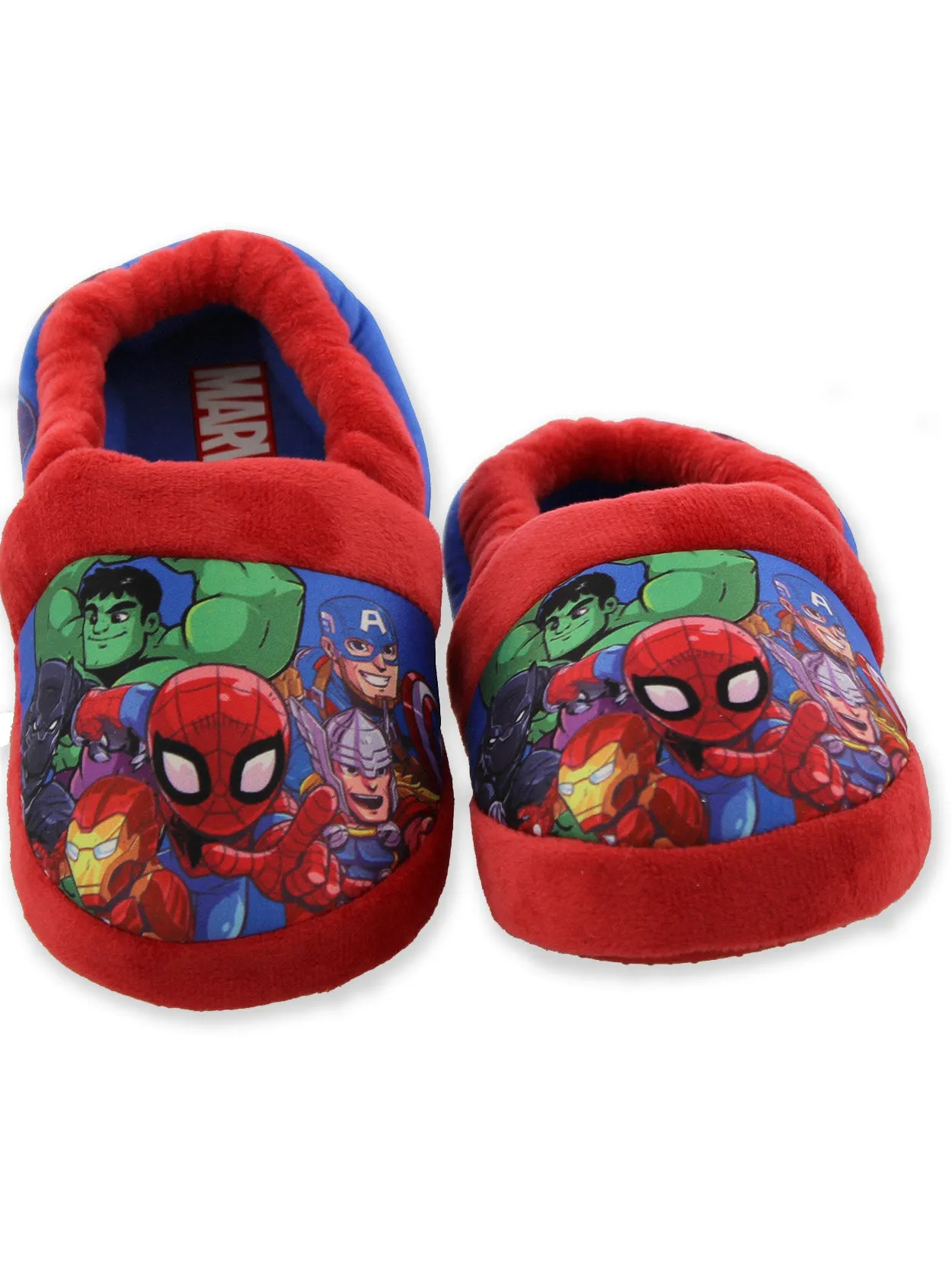 Marvel Super Hero Adventures Avengers Plush A-Line Slippers