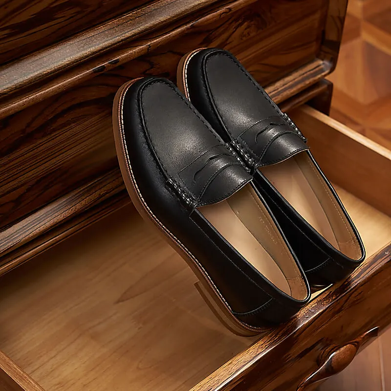 Men's Suede Penny Loafers